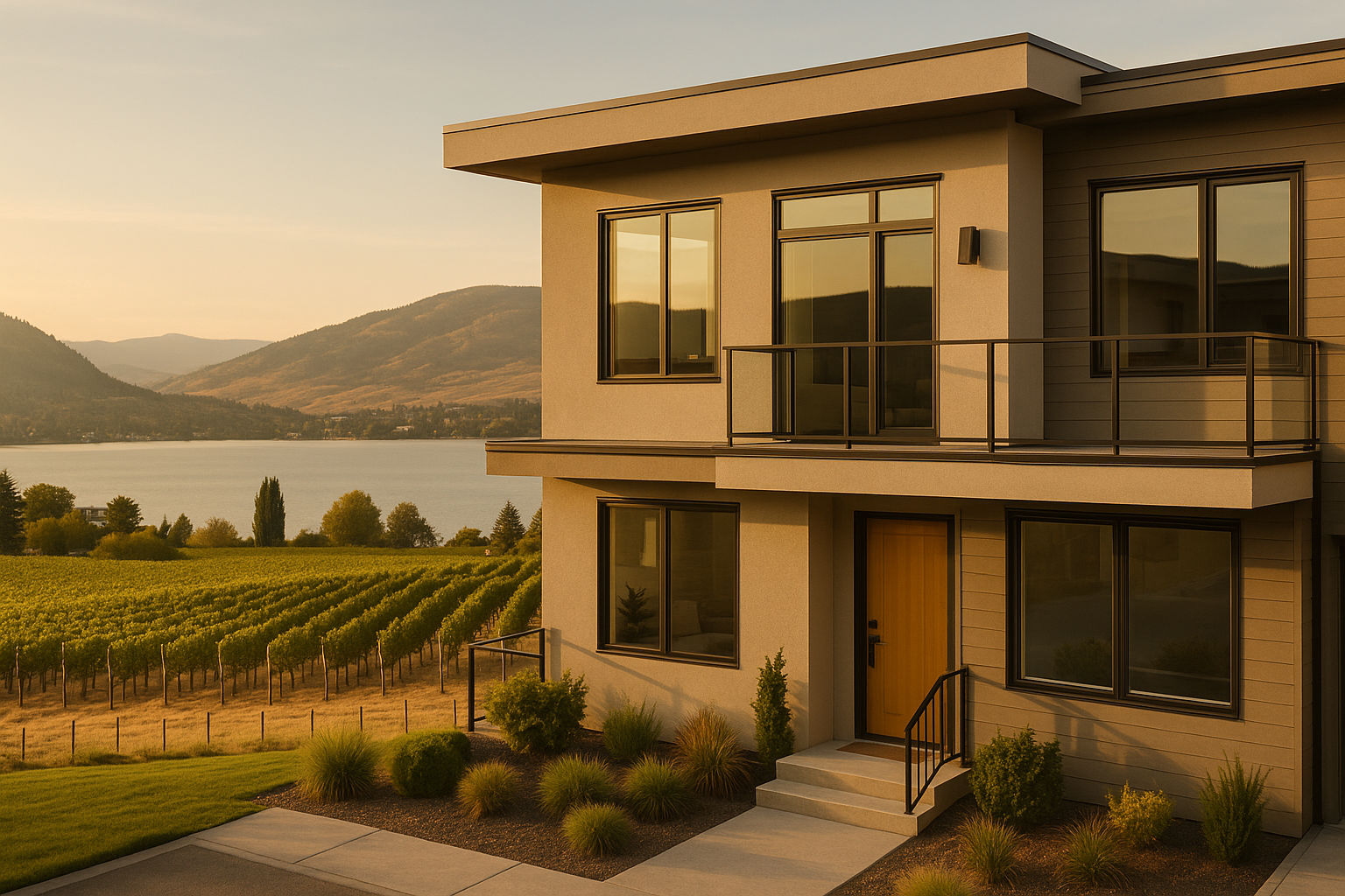 Penticton townhome lifestyle hero image