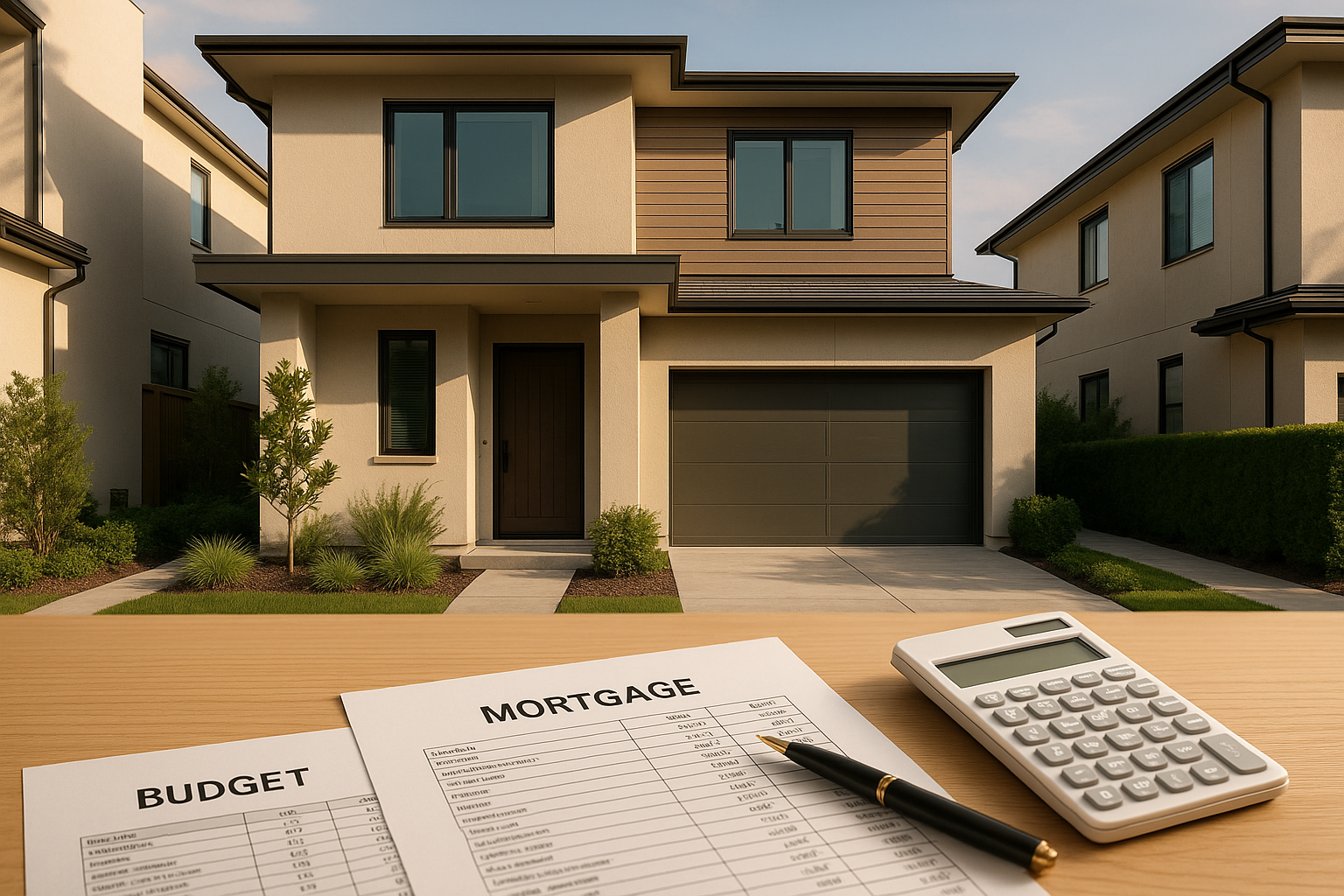 South Okanagan townhome exterior