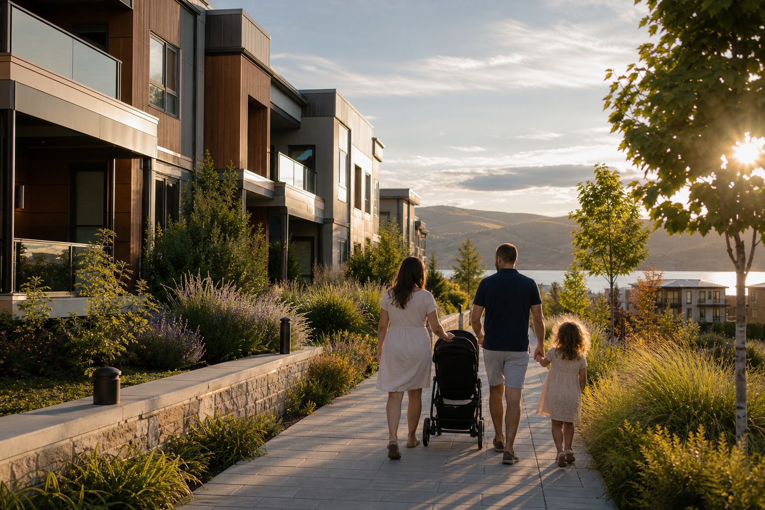 Family-friendly townhome strata community in Penticton