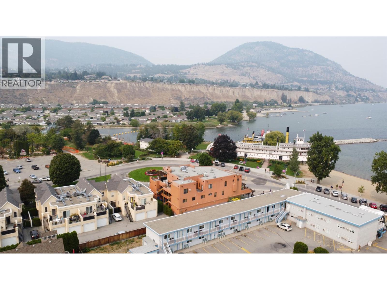 Unit 201 at Casa Grande Inn & Suites, 1070 Lakeshore Drive W, Penticton — Okanagan Lake and waterfront setting
