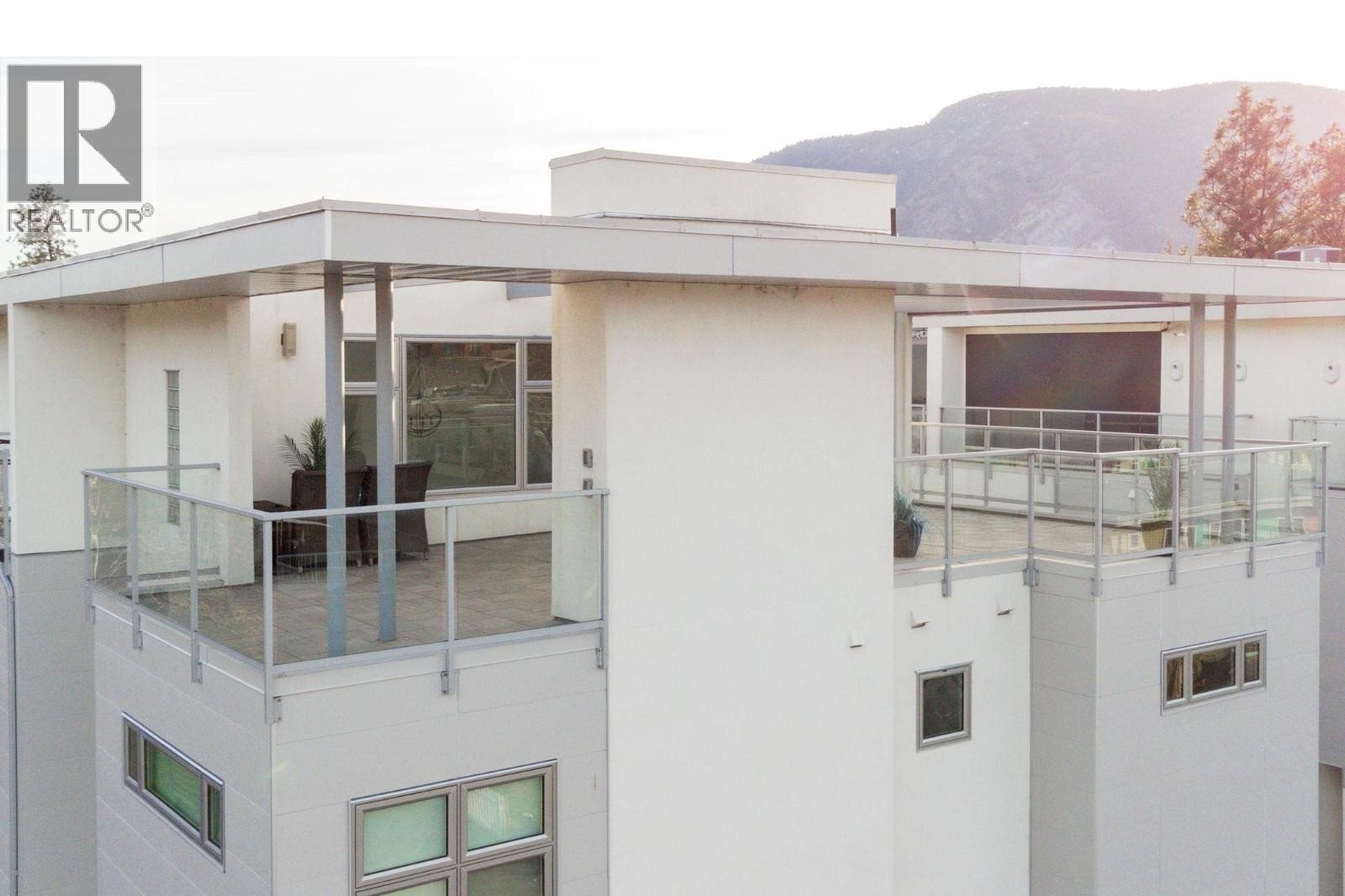 Unit 101 at The Artisan on Lee, 222 Lee Avenue, Penticton — rooftop exterior