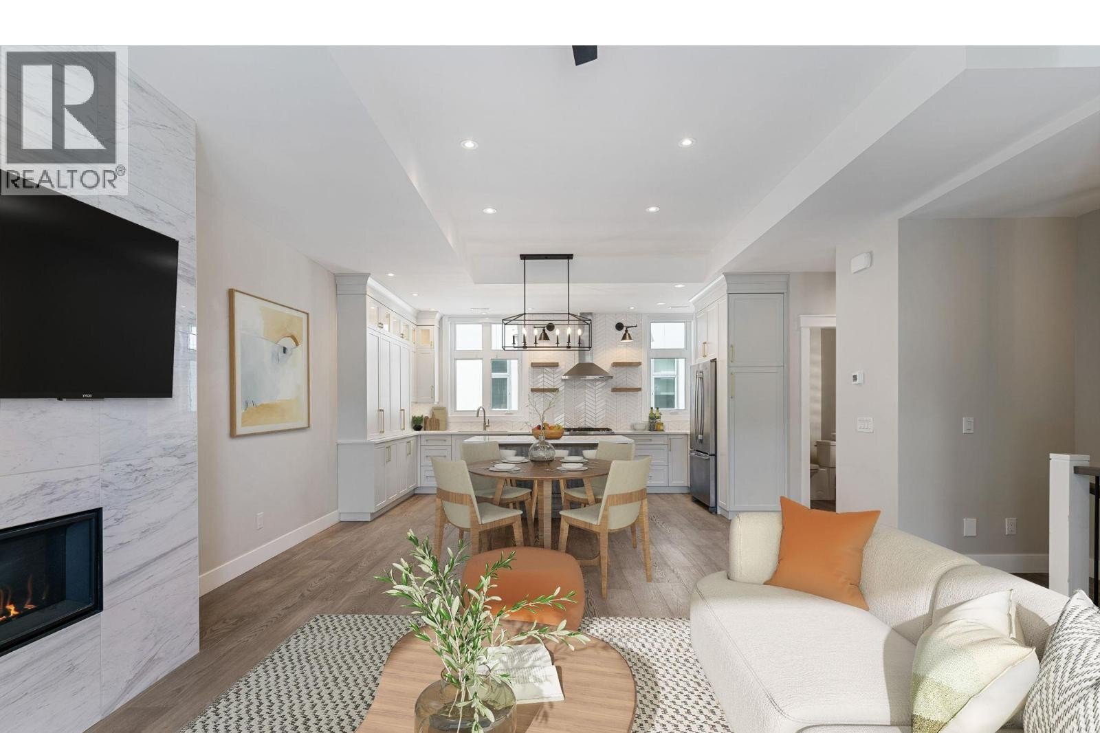 Unit 103 at The Artisan on Lee, 222 Lee Avenue, Penticton — open-concept living area