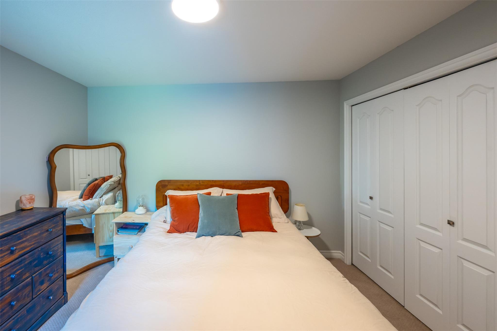Primary bedroom in Unit 101.