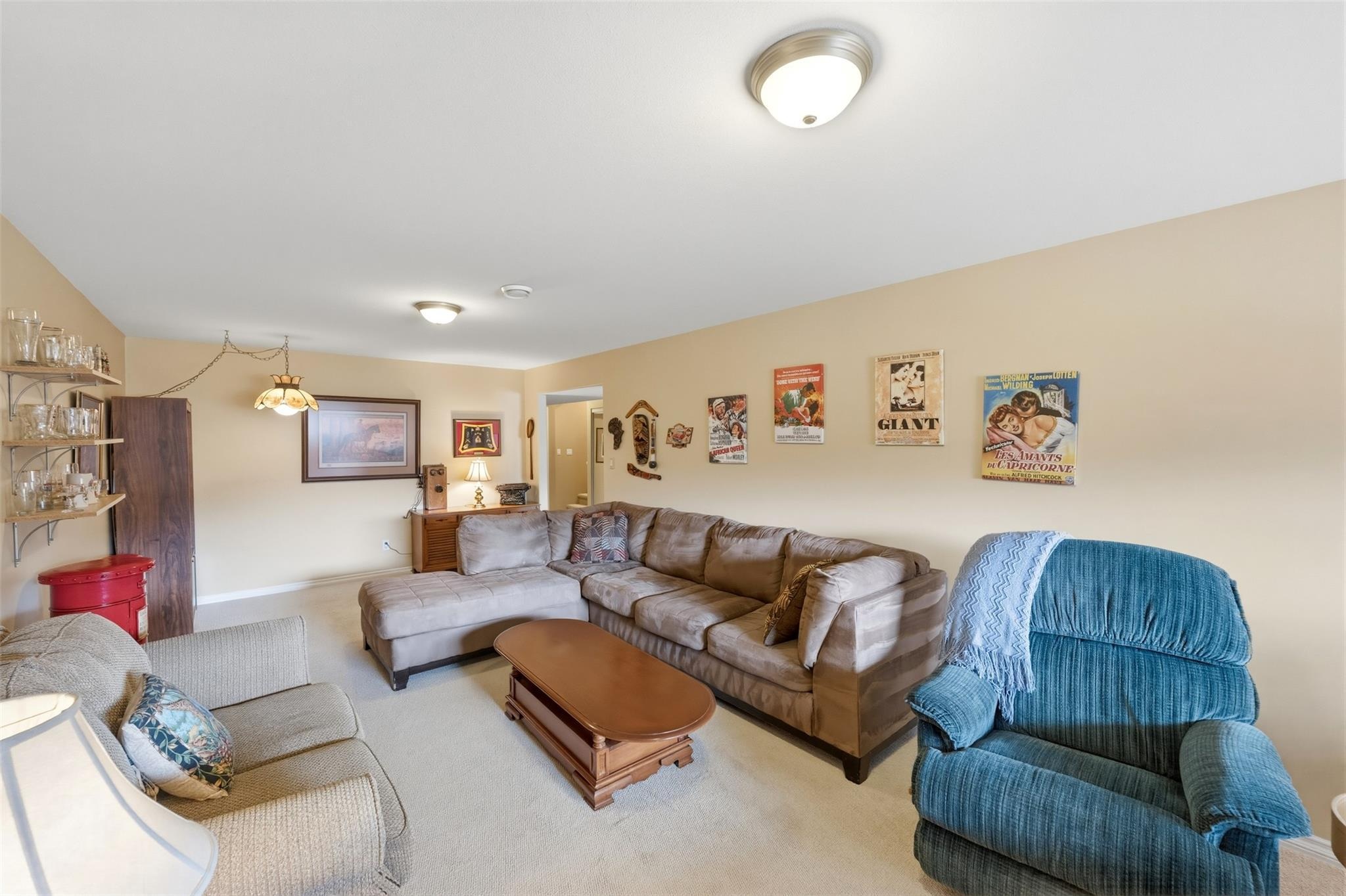 108-705 Balsam Avenue, Penticton — finished lower-level recreation room