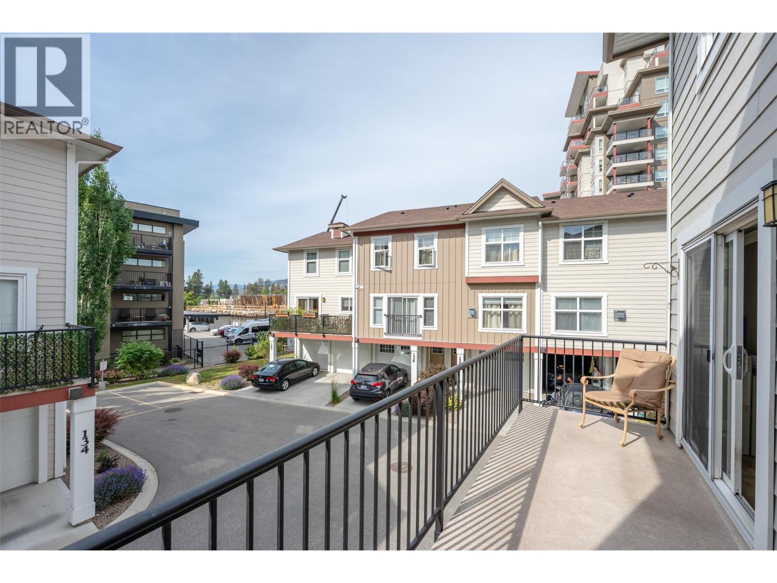 128 3363 Wilson Street, Penticton — private balcony and neighbourhood outlook