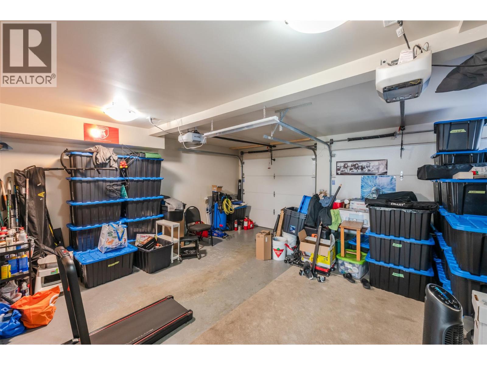 128 3363 Wilson Street, Penticton — double garage and storage area