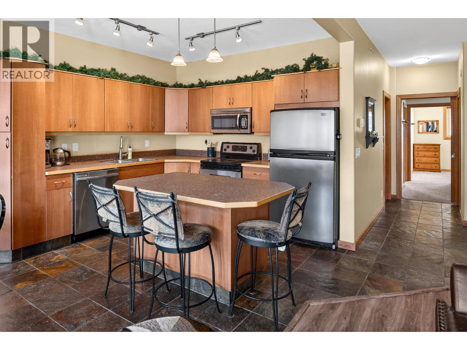 360 Strayhorse Road Unit 19 — open kitchen with island