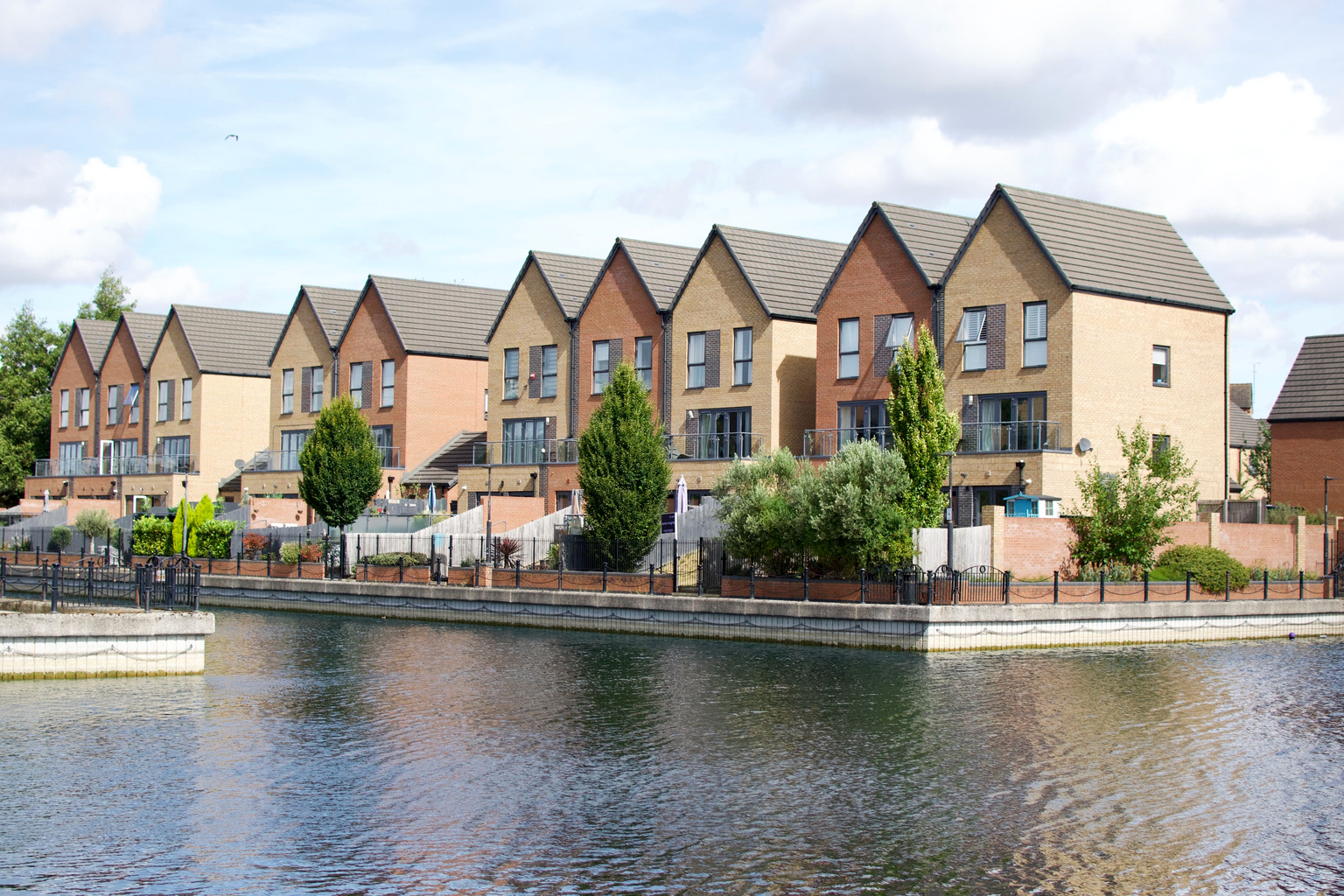 Representative row townhome community illustrating the Penticton weekly townhome market update